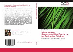 Información y Responsabilidad Social de las Entidades Públicas - Garcia, Isabel Maria