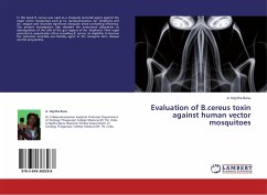 Evaluation of B.cereus toxin against human vector mosquitoes - Najitha Banu, A.