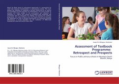 Assessment of Textbook Programme: Retrospect and Prospects - Mbugua- Macharia, Susan M.