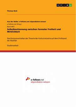 Selbstbestimmung zwischen formaler Freiheit und Wirklichkeit (eBook, PDF) - Beck, Thomas