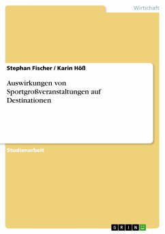 Auswirkungen von Sportgroßveranstaltungen auf Destinationen (eBook, PDF)