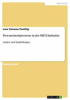 Procurementprozesse in der MICE-Industrie (eBook, PDF) - Poethig, Lara Vanessa