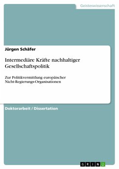 Intermediäre Kräfte nachhaltiger Gesellschaftspolitik (eBook, PDF)
