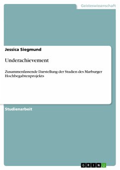Underachievement (eBook, PDF)