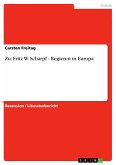 Zu: Fritz W. Scharpf - Regieren in Europa (eBook, PDF)