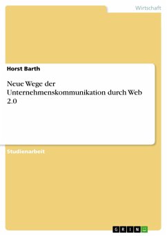 Cover Neue Wege der Unternehmenskommunikation durch Web 2.0 (eBook, ePUB)
