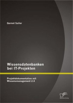 Wissensdatenbanken bei IT-Projekten: Projektdokumentation mit Wissensmanagement 2.X - Sailer, Gernot