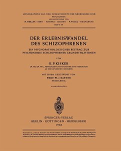 Cover Der Erlebniswandel des Schizophrenen