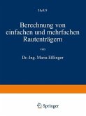 Berechnung von einfachen und mehrfachen Rautenträgern