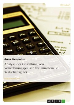 Cover Analyse der Gestaltung von Verrechnungspreisen für immaterielle Wirtschaftsgüter (eBook, ePUB)