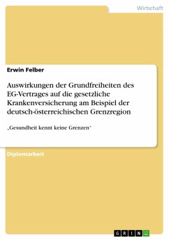 Auswirkungen der Grundfreiheiten des EG-Vertrages auf die gesetzliche Krankenversicherung am Beispiel der deutsch-österreichischen Grenzregion (eBook, PDF) - Felber, Erwin