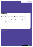 Gerontopsychiatrische Pflegeplanung (eBook, PDF)