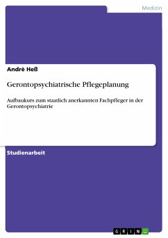 Gerontopsychiatrische Pflegeplanung (eBook, PDF) - Heß, Andrè