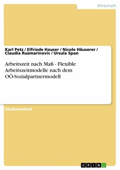 Arbeitszeit nach Maß - Flexible Arbeitszeitmodelle nach dem OÖ-Sozialpartnermodell (eBook, PDF)