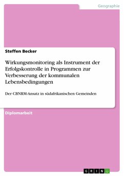 Wirkungsmonitoring als Instrument der Erfolgskontrolle in Programmen zur Verbesserung der kommunalen Lebensbedingungen (eBook, PDF)
