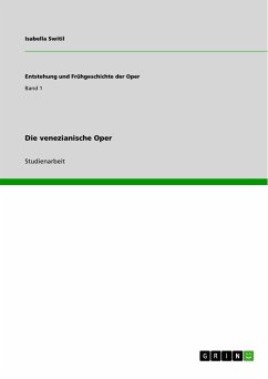 Die venezianische Oper (eBook, PDF)