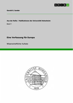 Eine Verfassung für Europa (eBook, PDF)