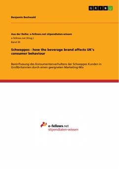 Schweppes - how the beverage brand affects UK’s consumer behaviour (eBook, PDF) - Buchwald, Benjamin