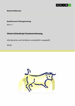 Unterrichtsskript Kostenrechnung (eBook, PDF)