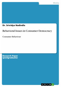 Behavioral Issues in Consumer Democracy (eBook, PDF) - Nadindla, Dr. Srividya