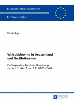 Whistleblowing in Deutschland und Großbritannien - Beyer, Ulrich