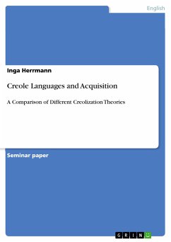 Creole Languages and Acquisition (eBook, ePUB) - Herrmann, Inga