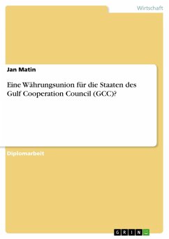 Cover Eine Währungsunion für die Staaten des Gulf Cooperation Council (GCC)? (eBook, PDF)