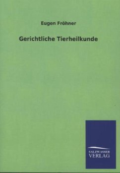 Cover Gerichtliche Tierheilkunde