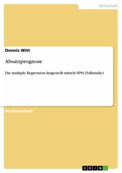 Absatzprognose (eBook, PDF) - Witt, Dennis