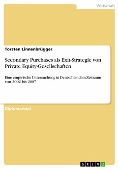 Secondary Purchases als Exit-Strategie von Private Equity-Gesellschaften (eBook, PDF) - Linnenbrügger, Torsten