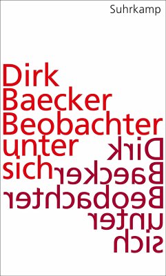 Beobachter unter sich (eBook, ePUB) - Baecker, Dirk