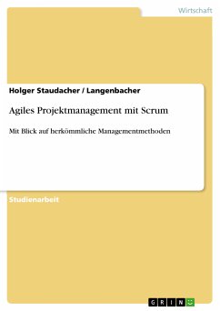 Agiles Projektmanagement mit Scrum (eBook, PDF) - Staudacher, Holger; Langenbacher