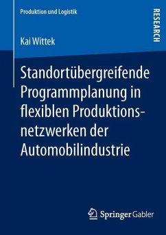 Standortübergreifende Programmplanung in flexiblen Produktionsnetzwerken der Automobilindustrie - Wittek, Kai