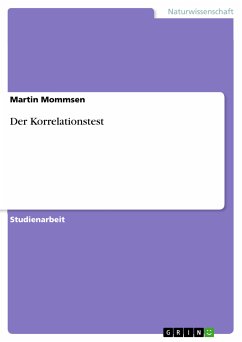 Der Korrelationstest (eBook, PDF) - Mommsen, Martin