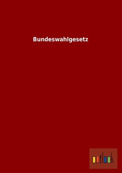 Cover Bundeswahlgesetz