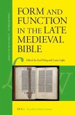 Form and Function in the Late Medieval Bible