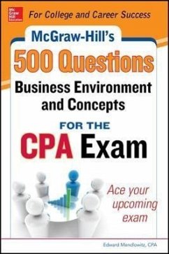 McGraw-Hill Education 500 Business Environment and Concepts Questions for the CPA Exam - Stefano, Denise M; Surett, Darrel