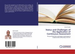 Status and Challenges of the Application of Continuous Assessment - Zewdie, Daniel