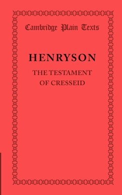 The Testament of Cresseid - Henryson, Robert