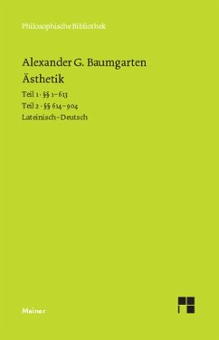 Ästhetik (eBook, PDF) - Baumgarten, Alexander Gottlieb