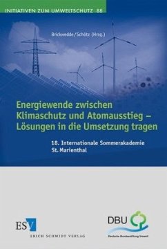 Cover Energiewende zwischen Klimaschutz und Atomausstieg - Lösungen in die Umsetzung tragen
