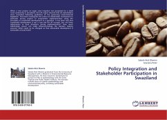 Policy Integration and Stakeholder Participation in Swaziland - Dlamini, Sabelo Nick; Peter, Graciana