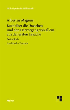 Buch über die Ursachen und den Hervorgang von allem aus der ersten Ursache (eBook, PDF) - Albertus Magnus