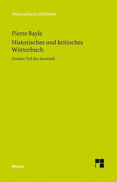 Historisches und kritisches Wörterbuch (eBook, PDF) - Bayle, Pierre