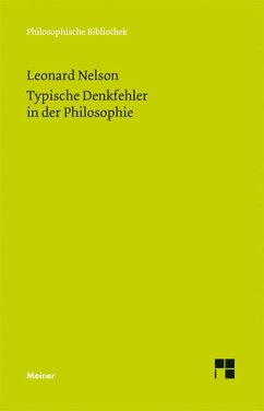Typische Denkfehler in der Philosophie (eBook, PDF) - Nelson, Leonard