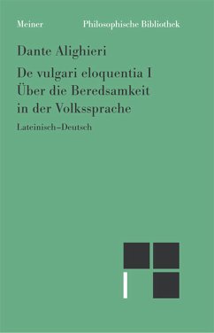 Über die Beredsamkeit in der Volkssprache (eBook, PDF) - Dante Alighieri