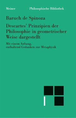 Descartes' Prinzipien der Philosophie (eBook, PDF) - Spinoza, Baruch De