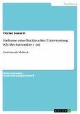 Einbauen einer Rückleuchte (Unterweisung Kfz-Mechatroniker / -in) (eBook, ePUB)