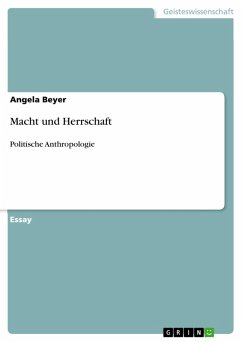 Macht und Herrschaft (eBook, ePUB)