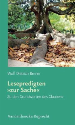 Cover Lesepredigten »zur Sache«
